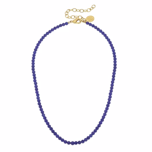 Alys Necklace in Dark Blue