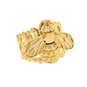 Honey Bee Ring Gold
