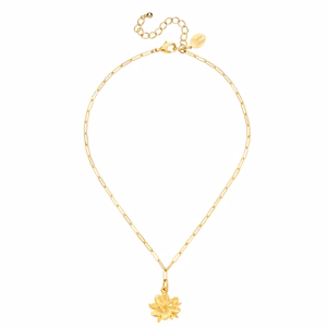 Magnolia Paperclip Necklace